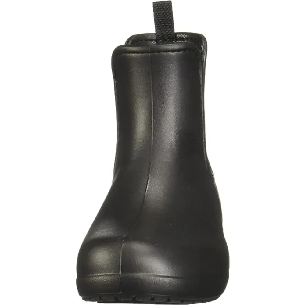 NEW Crocs Black Freesail Chelsea Ankle Rain Boot Booties Women's Size 4